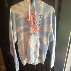 Artist union hoodie blue/white  size m